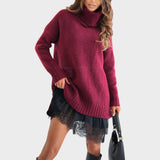 Tereza - Completo elegante di maglione e vestito A minha loja