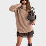 Tereza - Completo elegante di maglione e vestito A minha loja