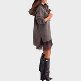Tereza - Completo elegante di maglione e vestito A minha loja