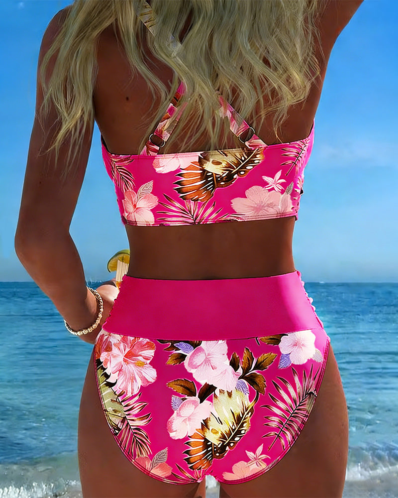 Modena - Costume da bagno a bikini con stampa floreale A minha loja