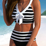 Varenna - High-Waisted Striped Bikini A minha loja