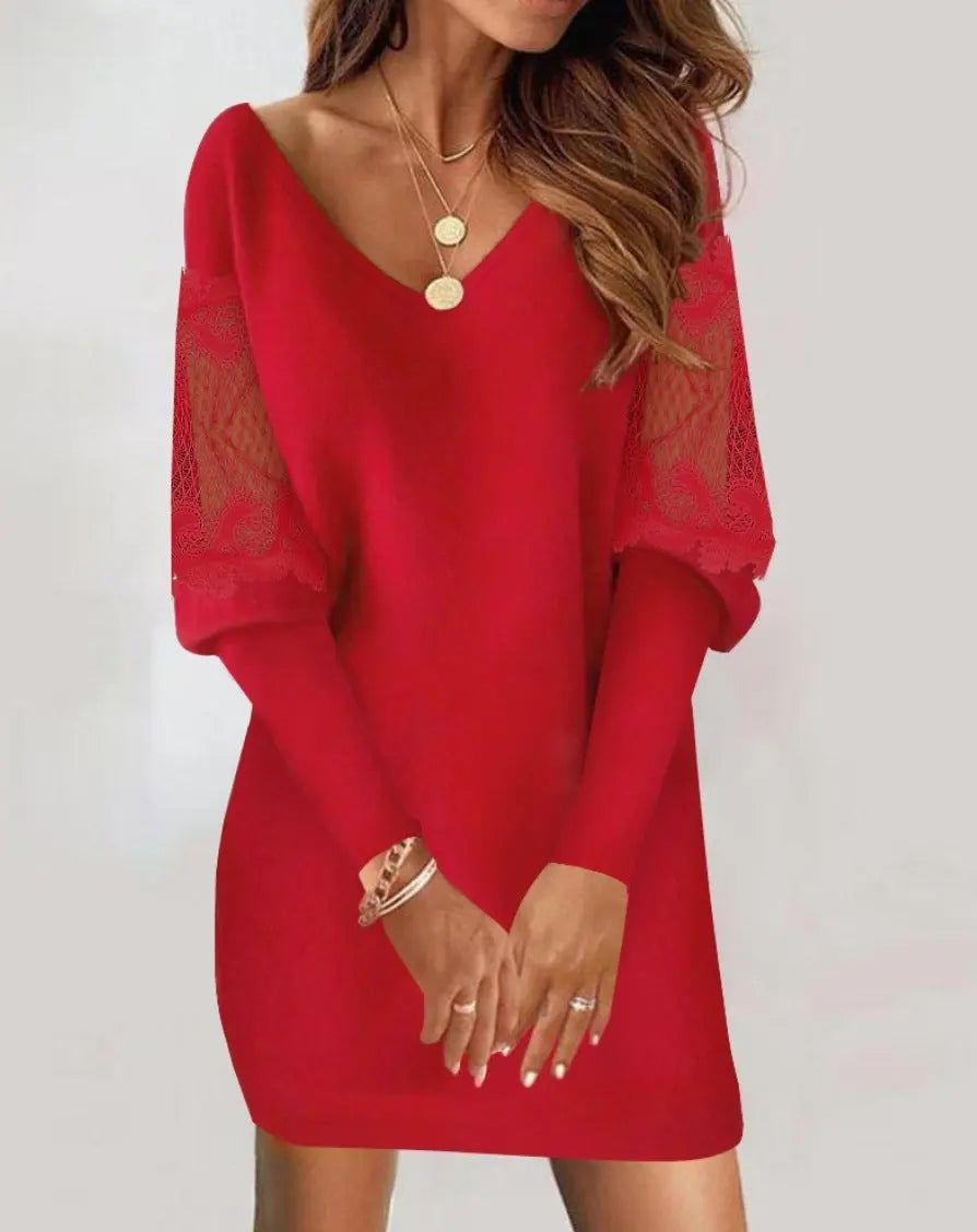 Simona – Abito elegante in pizzo A minha loja