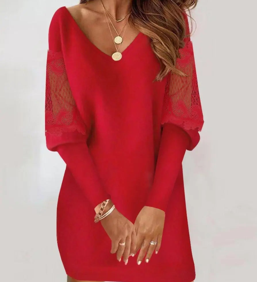 Simona – Abito elegante in pizzo A minha loja