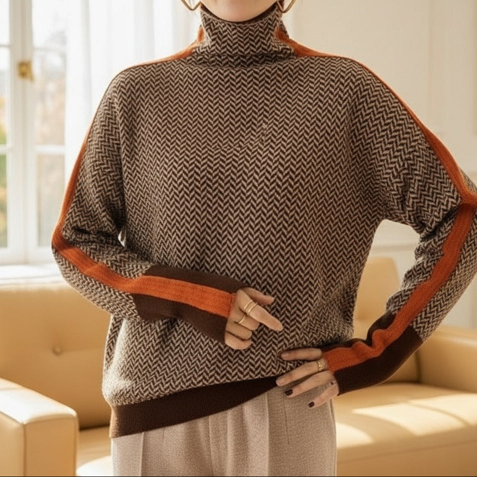 Eleanor | Luxe Collo Alto V-Neck A minha loja