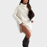 Tereza - Completo elegante di maglione e vestito A minha loja