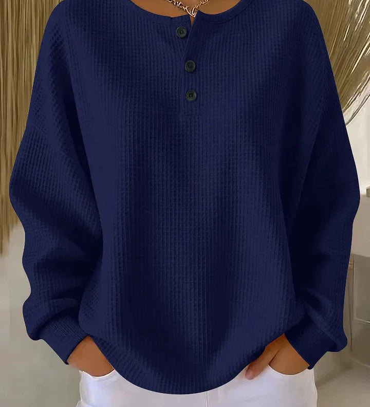 Michaela – Maglione da donna elegante con bottoni A minha loja