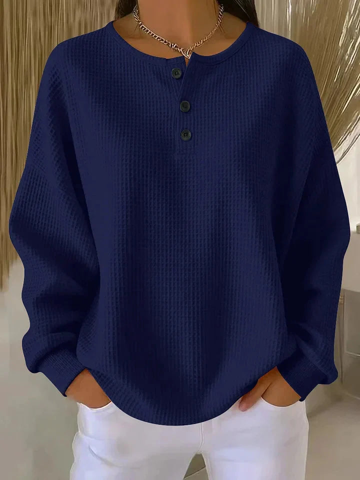Michaela – Maglione da donna elegante con bottoni A minha loja