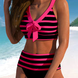 Varenna - High-Waisted Striped Bikini A minha loja