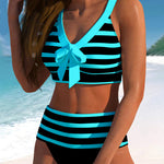 Varenna - High-Waisted Striped Bikini A minha loja