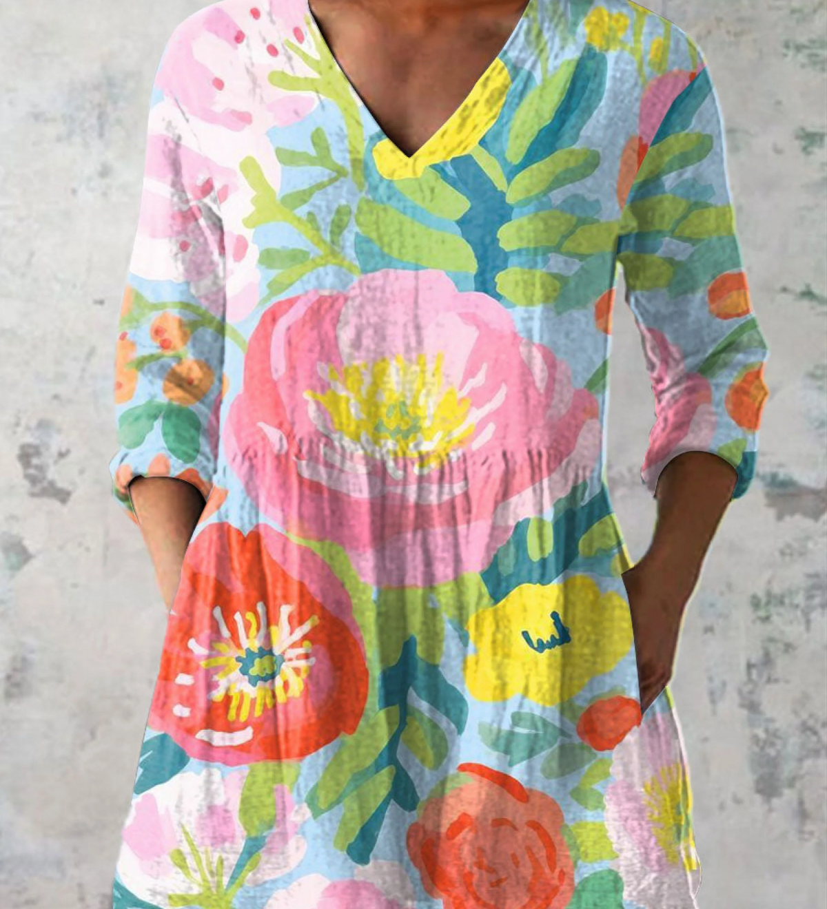 Helene | Blusa Lunga con Scollo a V A minha loja