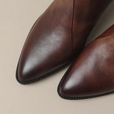 Jitka™ | Eleganti scarpe in pelle con tacco basso A minha loja