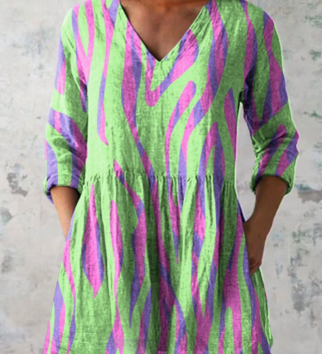 "Oceane | Blusa Lunga con Scollo a V". A minha loja