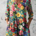 Nora | Blusa Lunga con Collo a V A minha loja