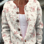 EVANTHEA | Vintage Floral Knit Cardigan A minha loja