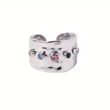 Anello Vintage in Zirconia Cubica Dorata" can be rewritten as "Vintage Ring in Golden Cubic Zirconia.