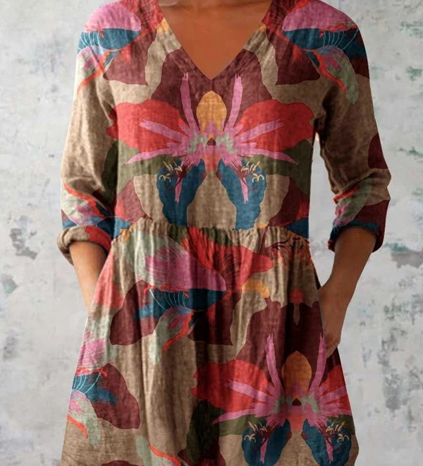 Sarah | Blusa Lunga con Scollatura a V A minha loja