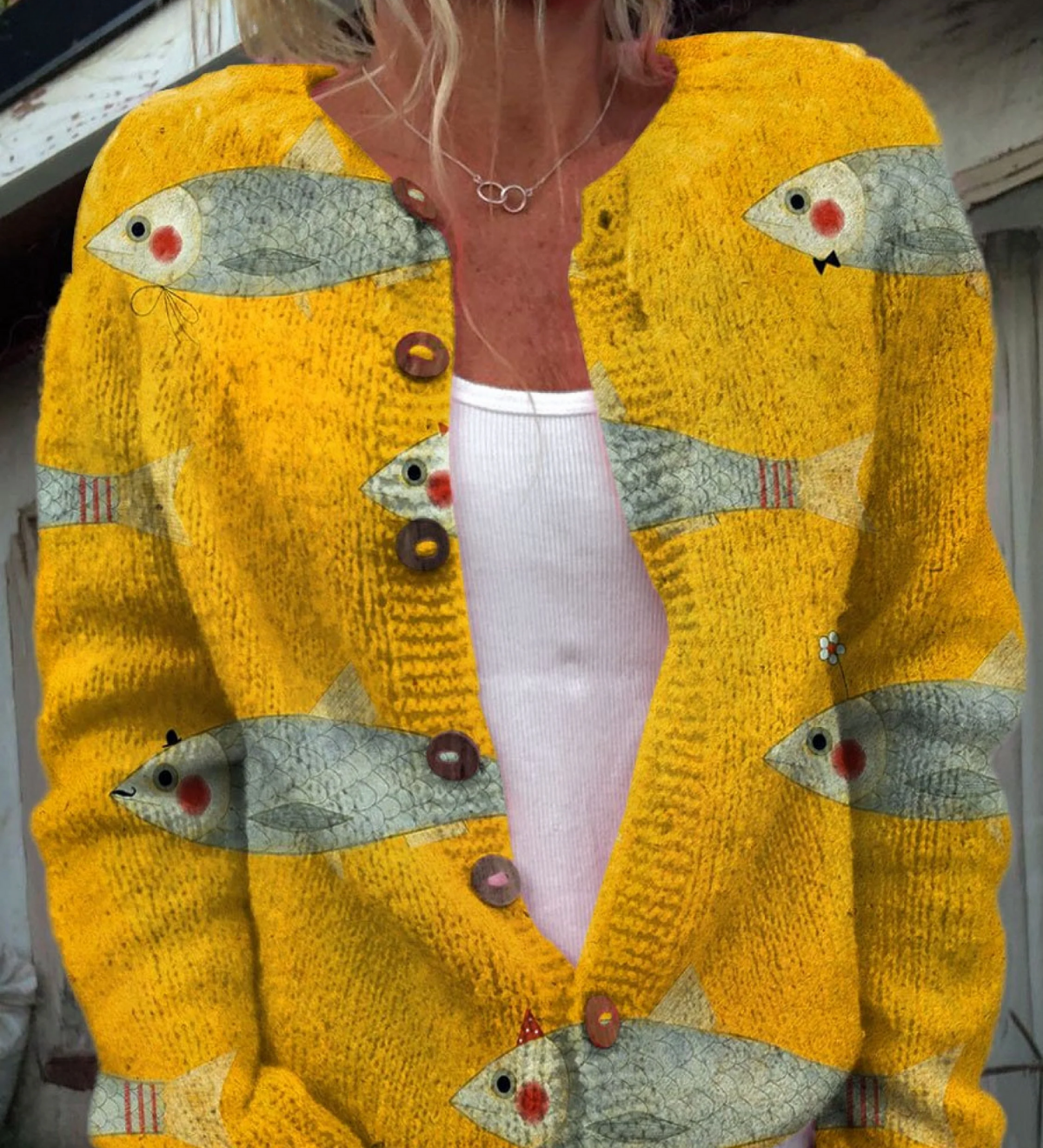 ANOUK | Vintage Knit Cardigan Sweater A minha loja