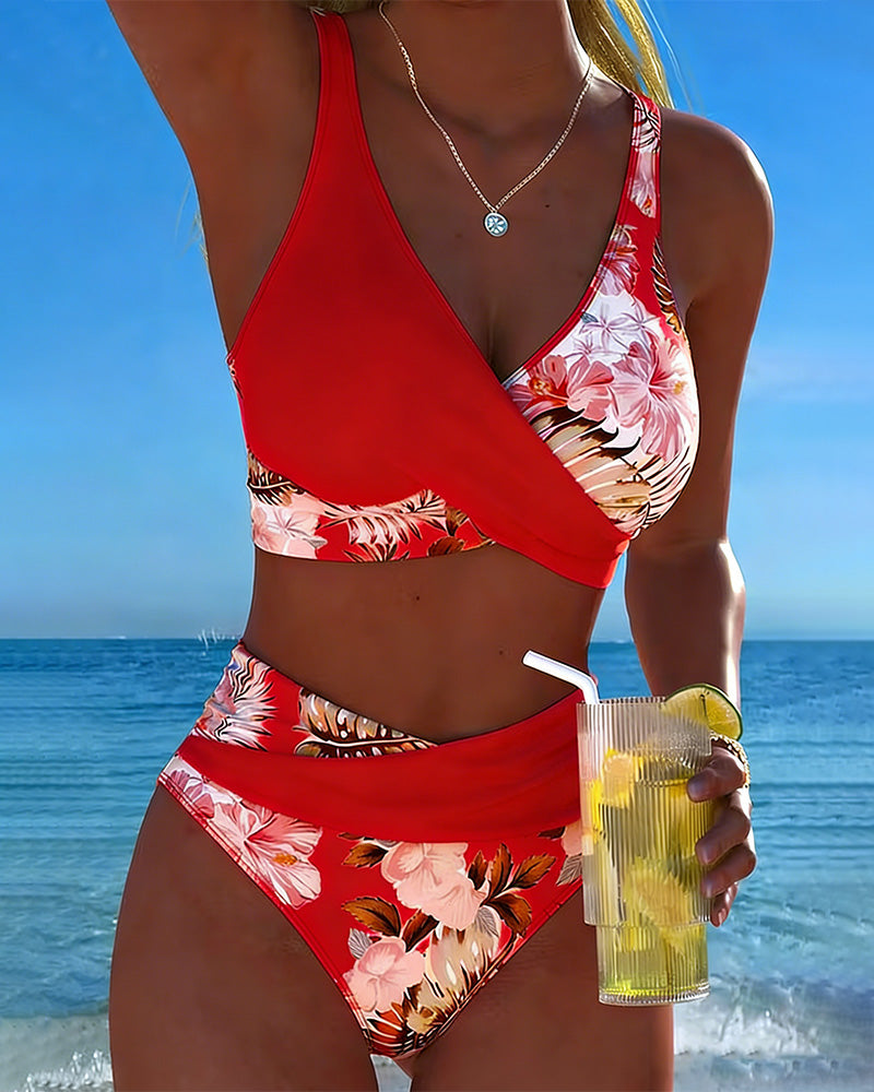 Modena - Costume da bagno a bikini con stampa floreale A minha loja