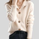 Claire | Retro-Style Cashmere Cardigan A minha loja