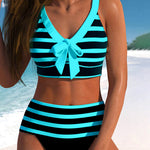 Varenna - High-Waisted Striped Bikini A minha loja