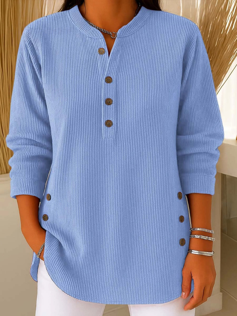 NEVA | BUTTON HENLEY TUNIC A minha loja