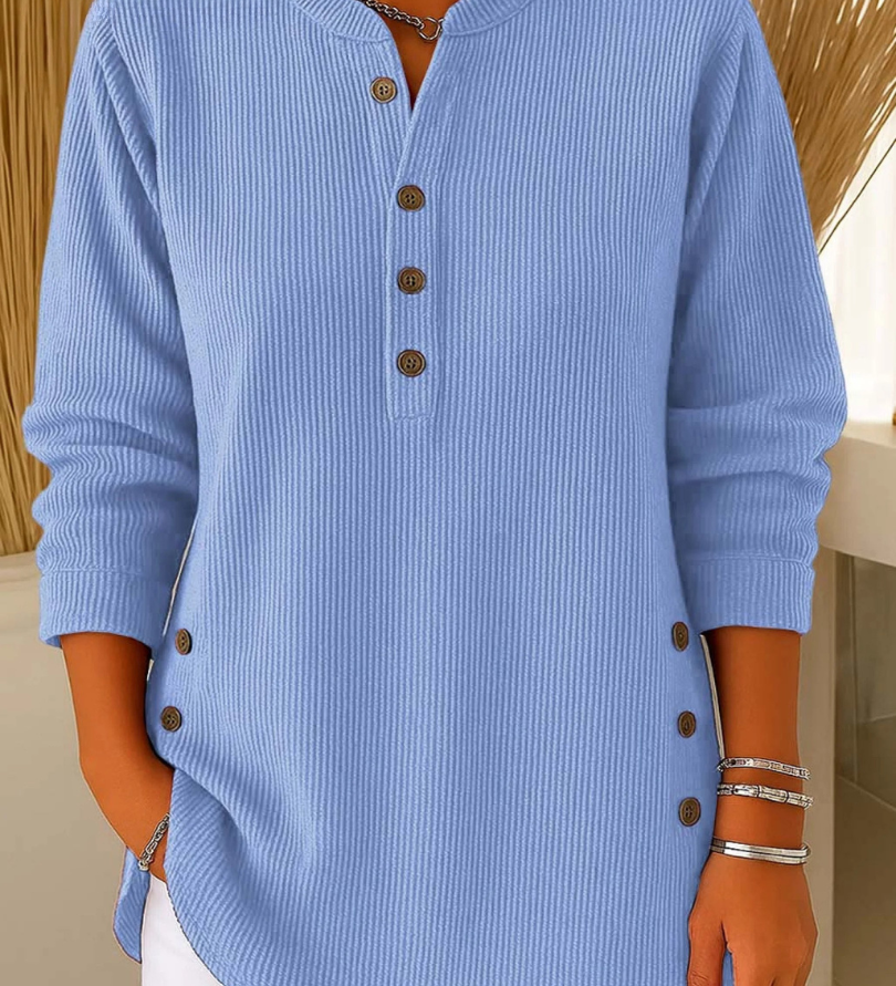 NEVA | BUTTON HENLEY TUNIC A minha loja