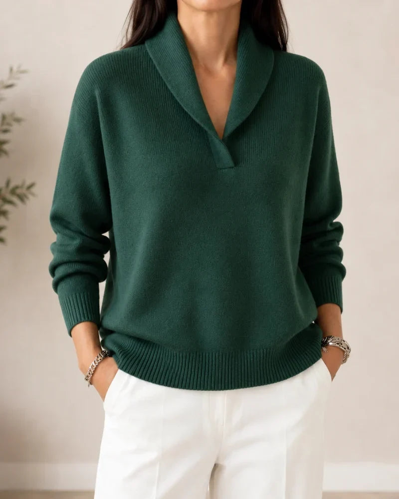 ANTONINE - SOFT V-NECK JUMPER FOR WOMEN A minha loja