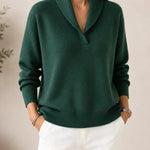 ANTONINE - SOFT V-NECK JUMPER FOR WOMEN A minha loja