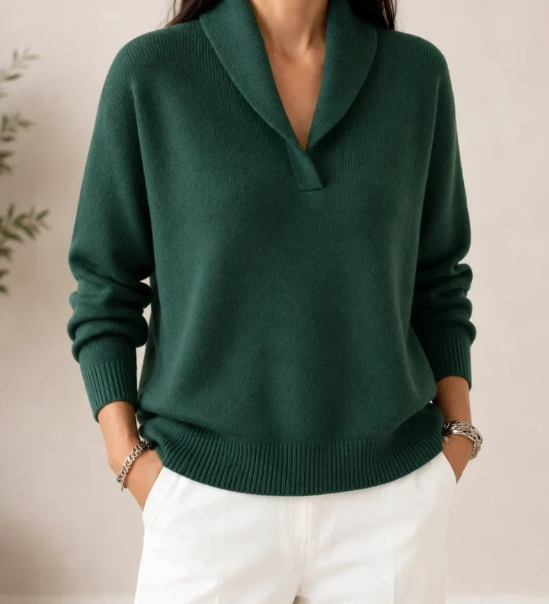 ANTONINE - SOFT V-NECK JUMPER FOR WOMEN A minha loja