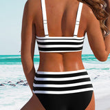 Varenna - High-Waisted Striped Bikini A minha loja