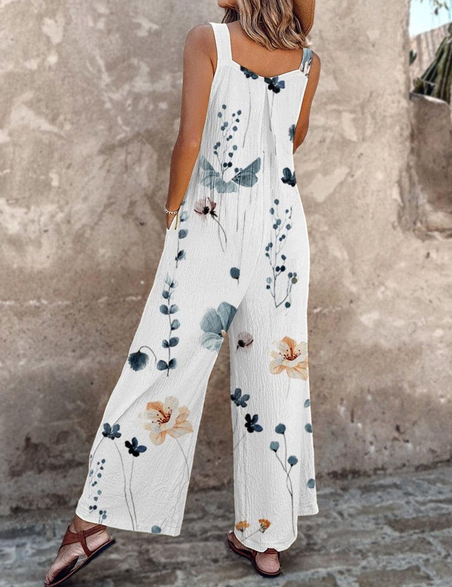 Jumpsuit Relaxed Fit in Nero Stampato A minha loja