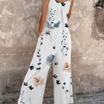 Jumpsuit Relaxed Fit in Nero Stampato A minha loja