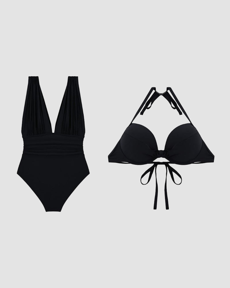 Milano - Costume da Bagno Luxe Modellante con Scollatura A minha loja