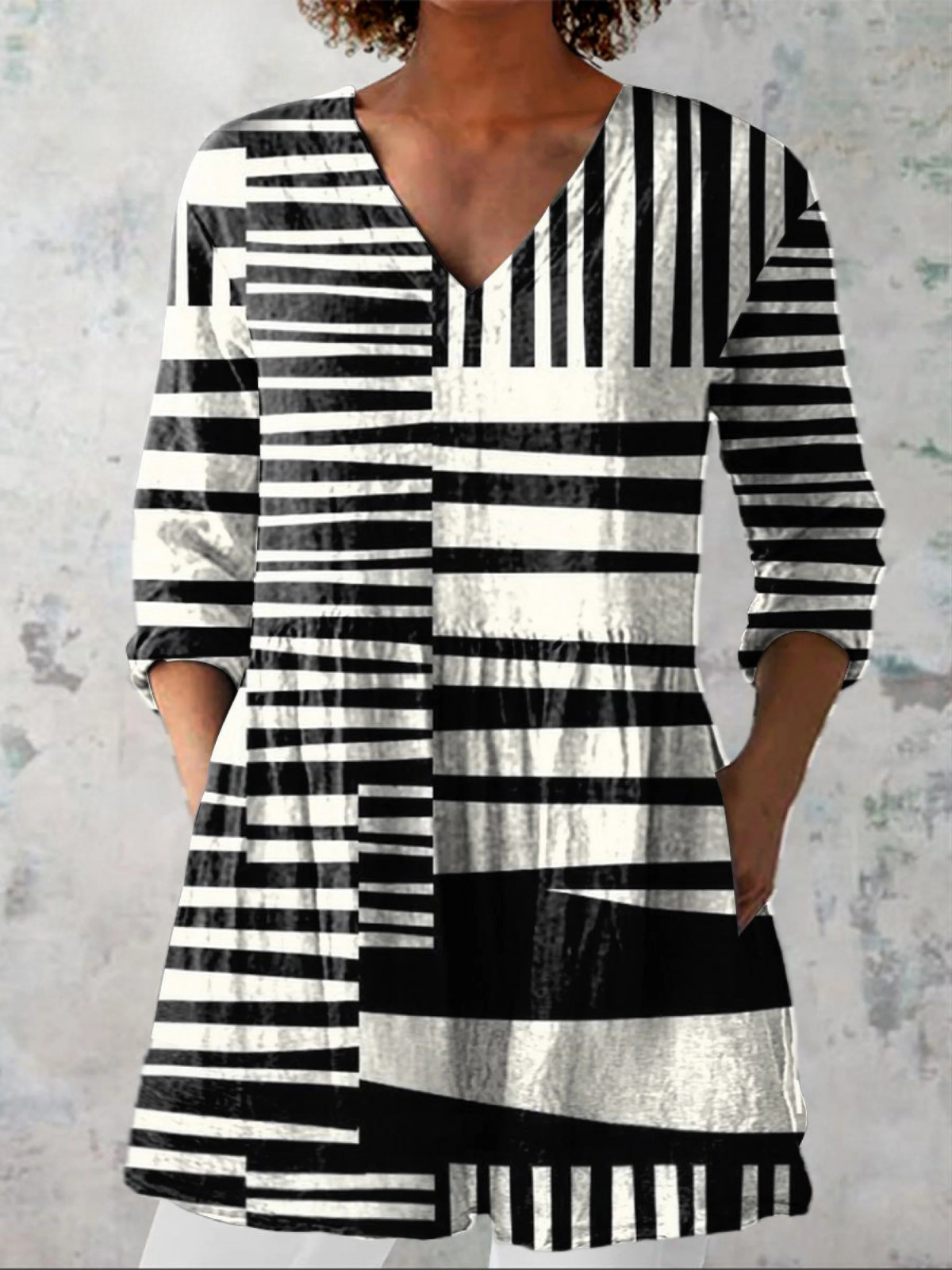 Sophie | Blusa Lunga con Scollatura a V Elegante A minha loja