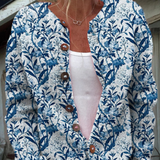 TIVERLY | CARDIGAN FLOREALE VINTAGE CON BOTTONI