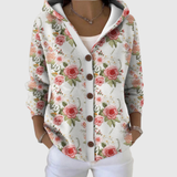 Cesarina | Giacca in Maglia Morbida con Cappuccio