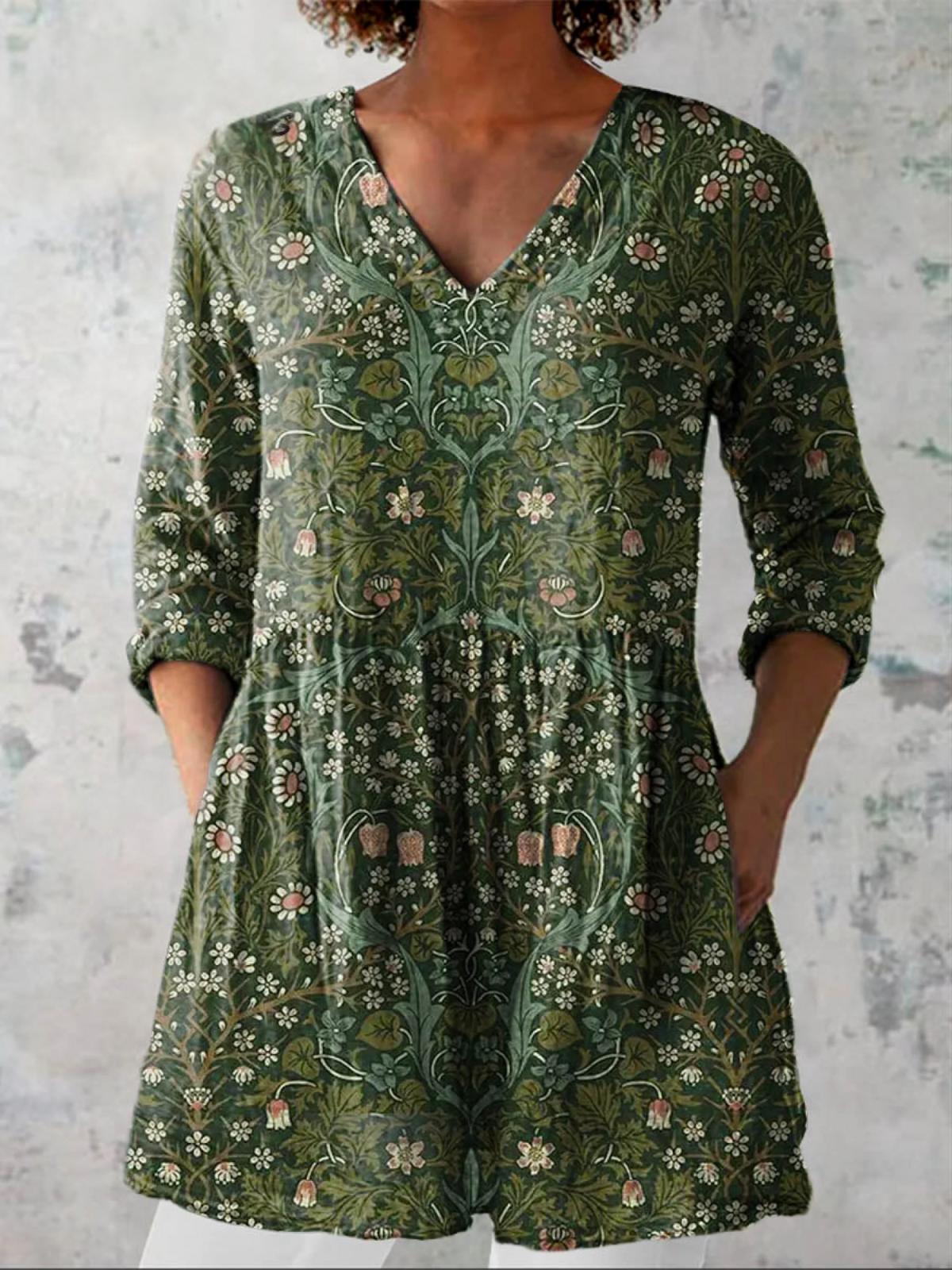 Julie | Blusa Lunga con Scollo a V A minha loja