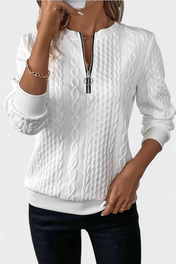 Nela™ | Maglione con zip per donne A minha loja