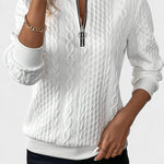 Nela™ | Maglione con zip per donne A minha loja