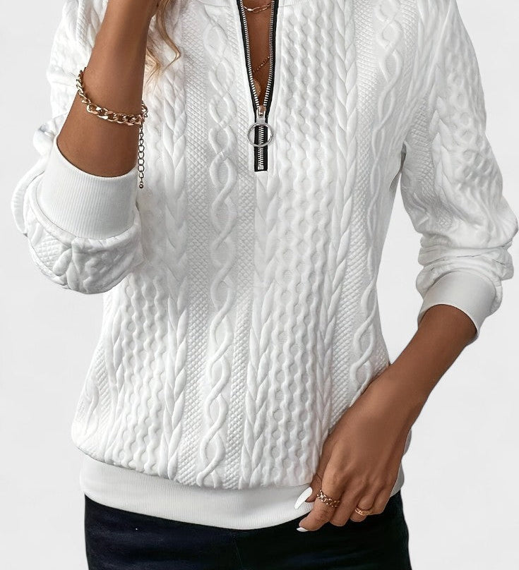 Nela™ | Maglione con zip per donne A minha loja