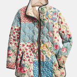 Zarae | Giacca Trapuntata Floreale Elegante per Donne A minha loja
