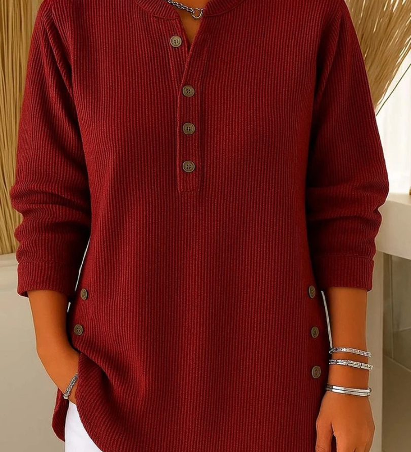 NEVA | BUTTON HENLEY TUNIC A minha loja