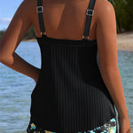 Amalfi - Due Pezzi Tankini a Righe con Pantaloni da Spiaggia A minha loja