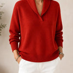 ANTONINE - SOFT V-NECK JUMPER FOR WOMEN A minha loja