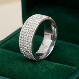 Anello Pavelli in Vetro Cristallino