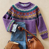 SOLVA | MAGLIONE FAIR ISLE DA DONNA