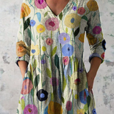 Louise | Blusa Lunga con Scollo a V A minha loja