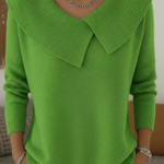 Karolína – Maglione elegante a maglia con colletto distintivo A minha loja