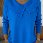 Karolína – Maglione elegante a maglia con colletto distintivo A minha loja