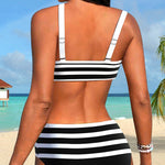 Varenna - High-Waisted Striped Bikini A minha loja